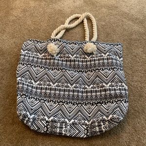 Large Tribal Design Tote Bag